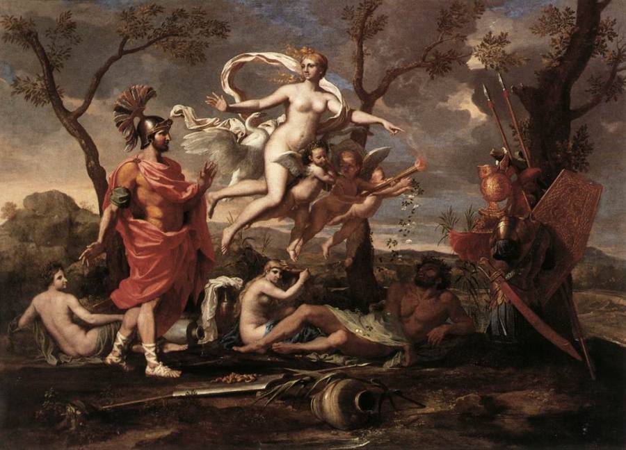 Poussin Nicolas - Venus presentant ses armes a Enee.jpg